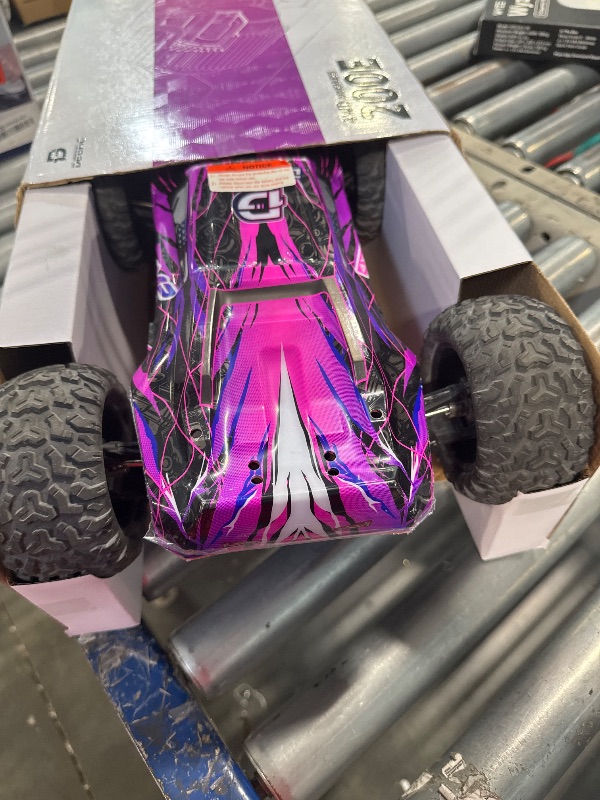 Photo 1 of DEERC 200E 1:10 Large 3S Brushless High Speed RC Cars for Adults, 4X4 Fast RC Trucks W/Extra Shell LED Headlight, 60 KM/H, All Terrain Remote Control Car, Offroad Monster Truck for Boys,2 Battery