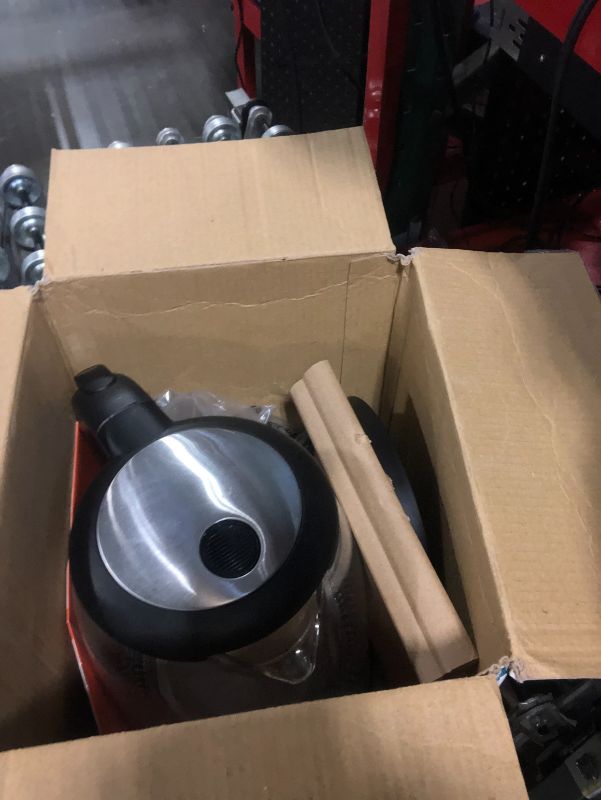 Photo 3 of ***USED***PARTS ONLY***COSORI Electric Kettle 1.7L, 1500W Wide Opening Glass Tea Kettle & Hot Water Boiler, Stainless Steel Filter And Inner Lid, LED Indicator Auto Shut-Off & Boil-Dry Protection, Cordless, BPA Free, Black