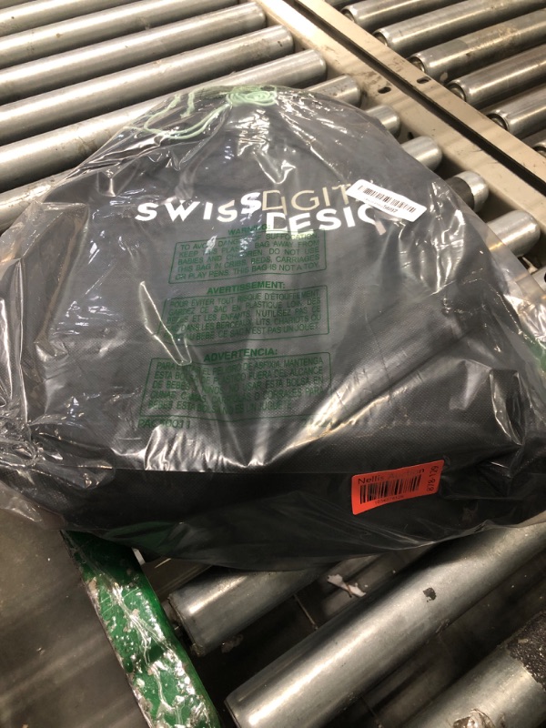 Photo 1 of Swissdigital Design Large Business Laptop Backpack with Smart USB Charging Port, Travel Backpack Fits 15.6 inches laptops, Water Repellent College Backpack for Men Women (VECTOR SD803-12 Blue/Black)