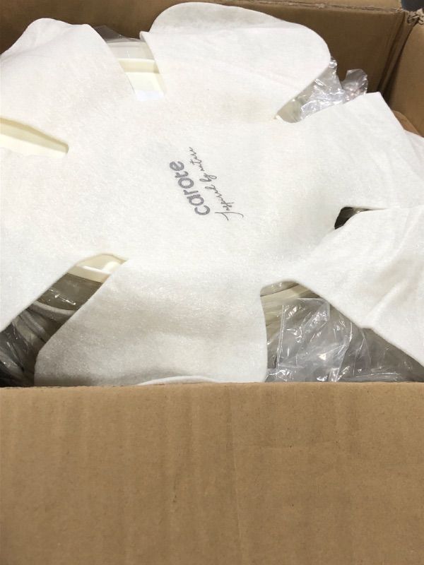 Photo 1 of CAROTE 24pcs Detachable Handle Pots and Pan Set, Nonstick Induction Cookware, Removable Handle Kitchen Cookware Set, RV Oven Safe Cookware, Kitchen Cookware Set Non Stick, Cream White