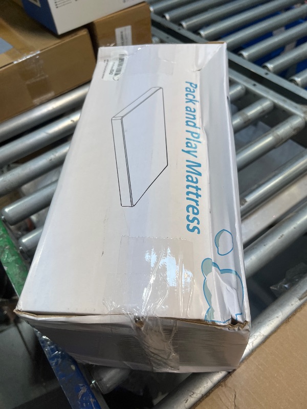 Photo 1 of BEIANPP Pack and Play Mattress Pad 38"x26"x1.5" for Playpen and Playard, Soft Breathable Waterproof Cover, Baby Pack N Play Mattresses Topper for Play Pen and Play Yard