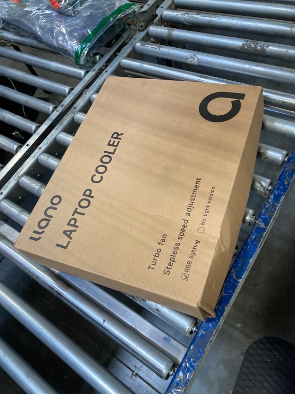 Photo 1 of llano RGB Laptop Cooling Pad, Gaming Laptop Cooler with Powerful Turbofan, Fast Cooling Laptop 15.6-21in, Adjustable Speed, Touch Control, LCD Screen