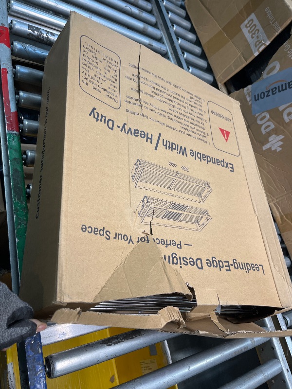 Photo 1 of MIYUPTC Expandable Sliding Pantry Shelves, Large Pull Out Drawer Cabinet Organizer, Under Sink Storage Organiser Bottom-Mounted Basket for Kitchen, Bathroom, 2pack