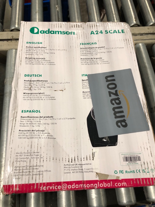 Photo 2 of Adamson A24 Scales for Body Weight - Up to 350 LB - New 2024 - Anti-Skid Rubber Surface Extra Large Numbers - High Precision Bathroom Scale Analog - Durable with 20-Year Warranty