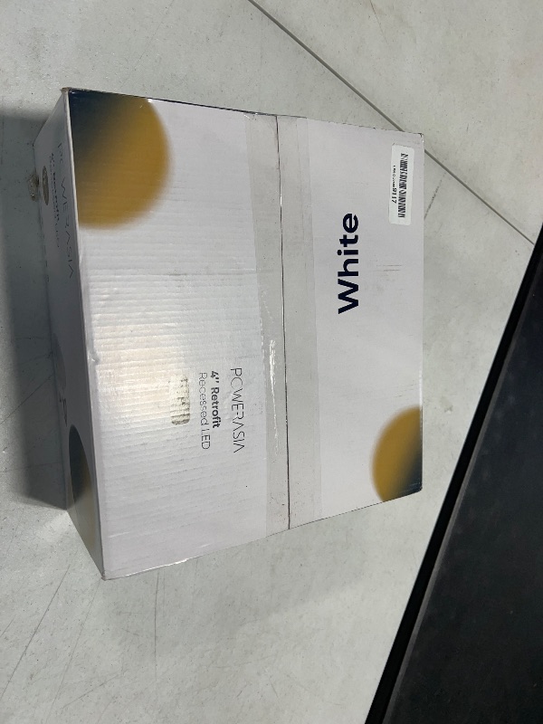 Photo 1 of POWERASIA 4 Inch 12 Pack LED Can Lights with Night Light, 5CCT Retrofit Recessed Lighting Selectable 2700K-6000K Dimmable, 9W=55W, 630LM Downlight with Metal Smooth Trim - ETL and Energy Star