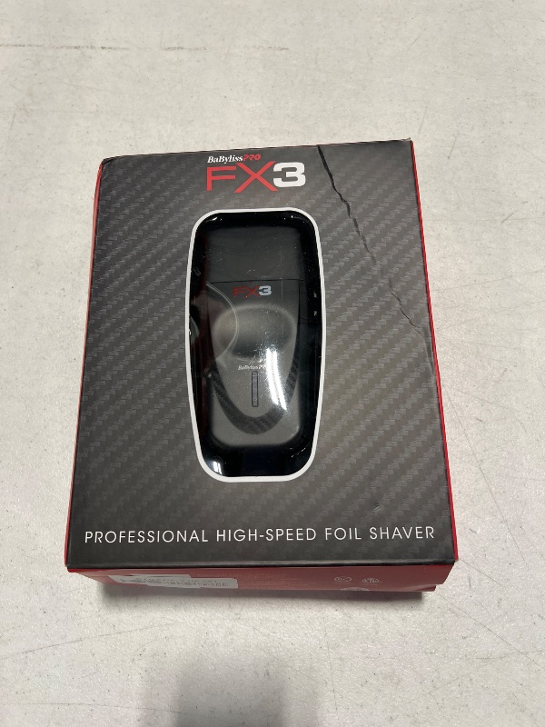 Photo 2 of BaBylissPRO Barberology Double Foil Shaver FXX3SB FX3 Professional High-Speed Electric Shaver