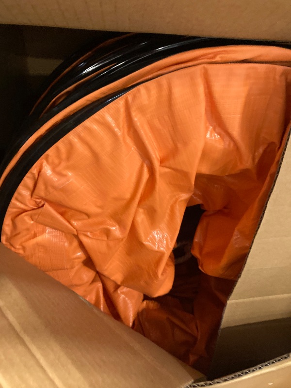 Photo 1 of VEVOR 16 Inch Utility Blower Fan, 2 Speed 5175 CFM Heavy Duty Cylinder Axial Exhaust Fan with 33ft Duct Hose, Industrial Portable Confined Space Ventilator for basements, warehouse, Workshop