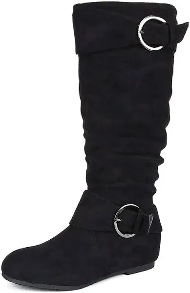 Photo 1 of ***SIMILAR****DREAM PAIRS Women's Knee High Wedge Heel Boots (Wide-Calf)