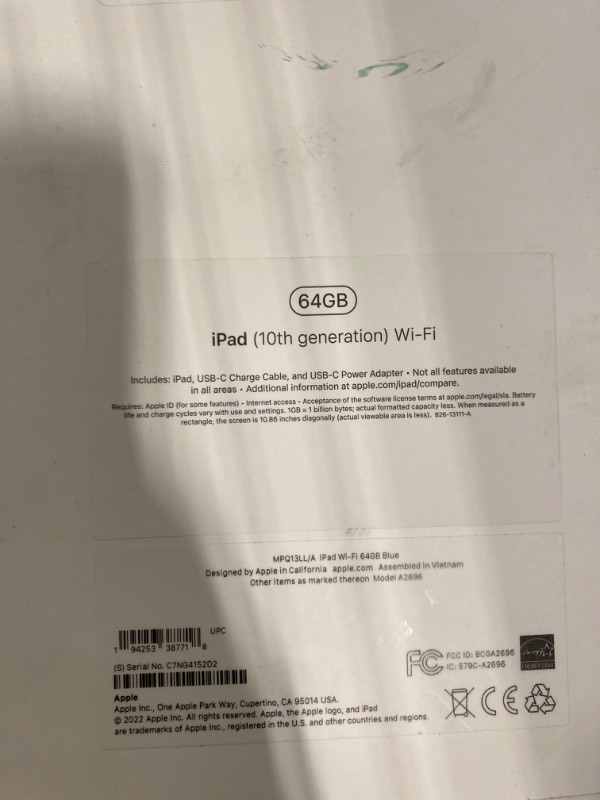 Photo 4 of Apple iPad (10th Generation): with A14 Bionic chip