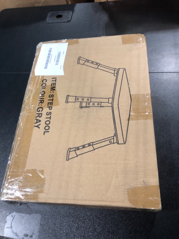 Photo 1 of Jocauto Foldable Step Stool, Adjustable Step Stool with a Non-Slip Platform, Step Ladder with Thick Rubber Feet for Adults or Children in Kitchen, Bedroom, Office, Rv, 330 Lbs Capacity