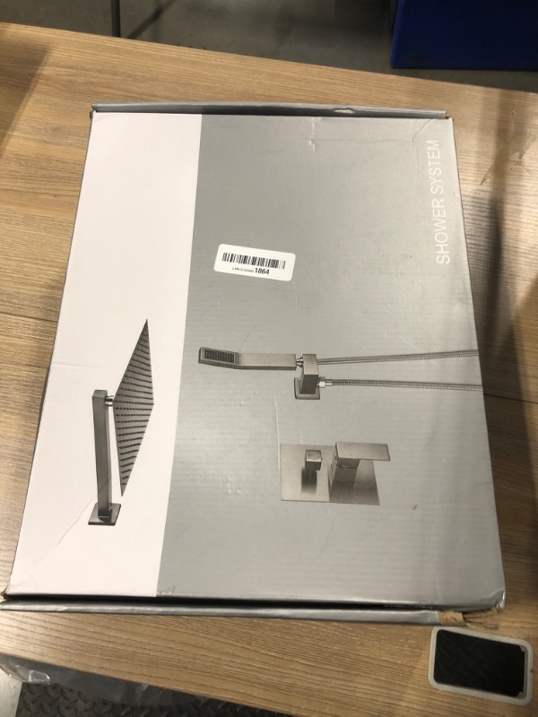 Photo 1 of 10 Inches Bathroom Luxury Rain Mixer Shower Combo Set