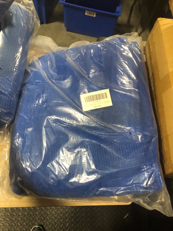 Photo 1 of 27-Feet Round Leaf Net Cover for Above Ground Pools, Fits 24’ Round Pool, Works Well with Solar Covers, Keeps Leaves Out of Your Pool- 27ft Blue