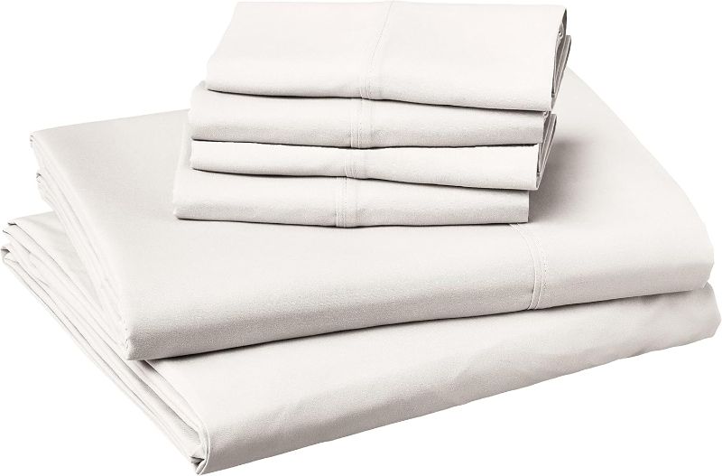 Photo 2 of 
Amazon Basics sheet and pillowcase Piece Lightweight Super Soft Easy Care Microfiber