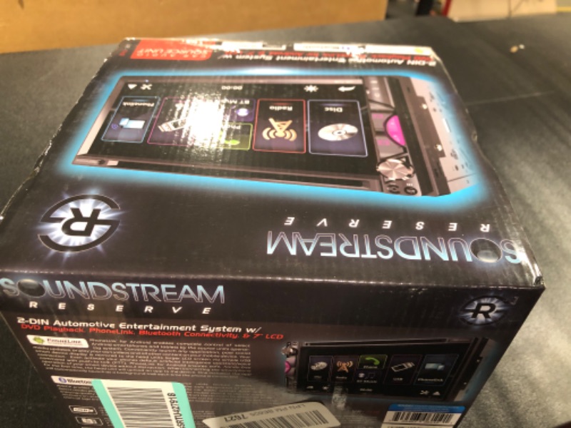 Photo 1 of Soundstream VRCPAA-7DRM Multimedia Receiver - 7 Inch Double Din Touch Screen Car Stereo - Mirror Link Support for MP3 MP4 Caller ID - Apple CarPlay & Android Auto Compatible w/AUX USB & Bluetooth