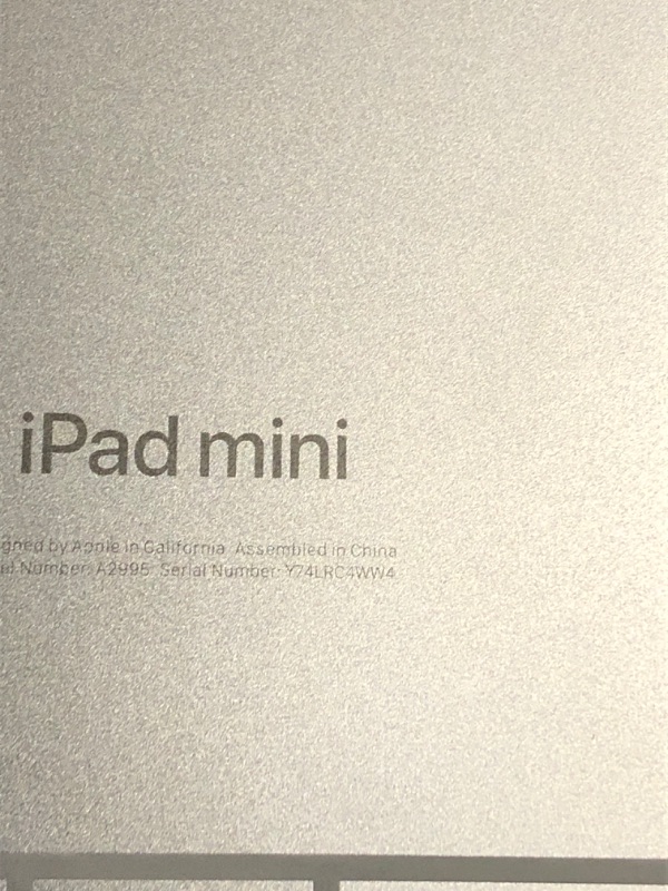 Photo 4 of ** NO CHARGER. STAYS CHARGING, USE FOR PARTS**
2021 Apple iPad Mini 6 (8.3 inch, Wi-Fi + Cellular, 256GB) Gray (Renewed)
