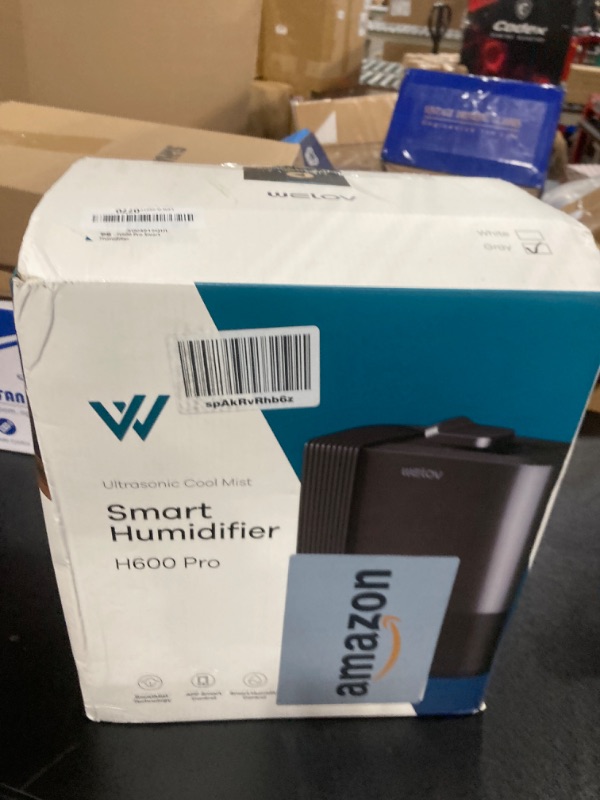 Photo 1 of WELOV Smart Humidifiers for Large Room Bedroom, 6L Top Fill Cool Mist Humidifier with Essential Oil Diffuser, Quiet BoostMist Humidifier for Baby Nursery & Plants, App & Voice Control, Auto Mode