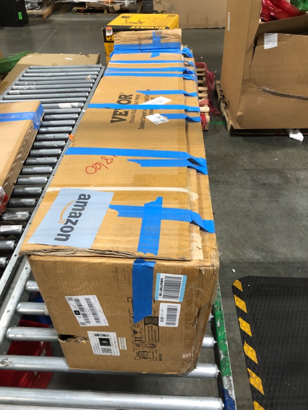 Photo 1 of VEVOR 42 Inch Lawn Sweeper Tow Behind, 12 cu.ft. Large Pull Behind Grass Sweeper, Heavy Duty Leaf & Grass Collector with Dumping Rope Design, Adjustable Sweeping Height for Picking Up Debris & Grass