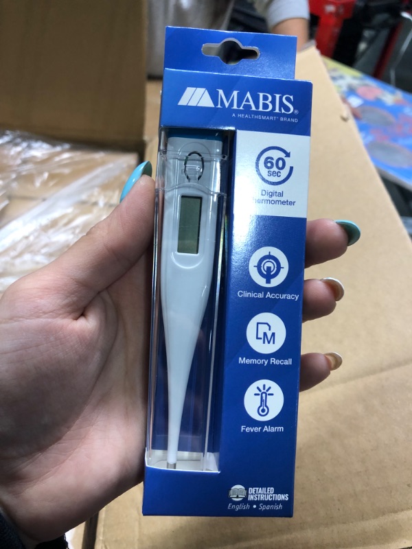 Photo 4 of 10 PCs*****Healthsmart Mabis® 60-Second Clinically Accurate Digital Thermometer
