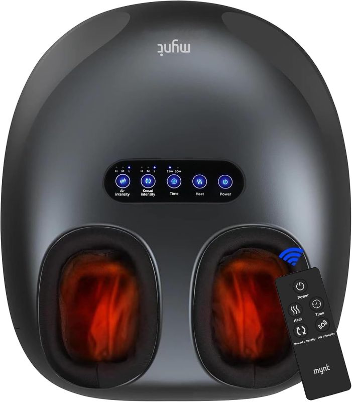 Photo 1 of ***MISSING PIECES***
Mynt Foot Massager Fits Up to Men Size 14, Shiatsu Feet Massager with Heat Smart Touch Panel Remote Control, Deep Kneading Compression Foot Massager Machine for Plantar Fasciitis Neuropathy,Warm Gift