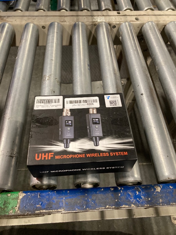 Photo 1 of Wireless XLR Transmitter and Receiver, UHF XLR Adapter System for Dynamic Microphone Guitar, 48k Sampling Frequency, 100 Feet Range