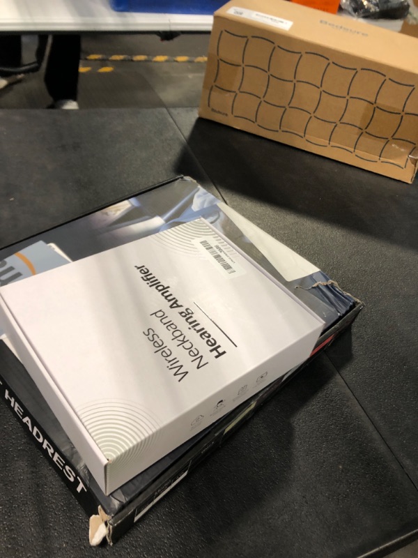 Photo 2 of [2022 Upgraded] Rechargeable Hearing Amplifier to Aids TV Watching & Conversation,Wireless Neckband Hearing Amplifiers for Seniors with Remote Microphone,Noise Cancelling,Independent Sound Adjustment