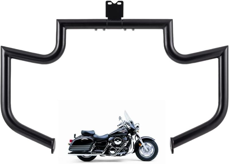 Photo 1 of ***** SIMILAR***Gamyipp 1.5" Crash Bar Engine Guard Highway Freeway Bar for Kawasaki Vulcan 1500 VN1500 VN1500D VN1500E VN1500N Classic 