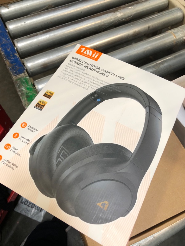 Photo 2 of 1mii Y8  Active Noise Cancelling Headphones, Wireless Over Ear Bluetooth Headphones, LDAC Hi-Res Audio, 75H Playtime, Deep Bass, Comfort Fit & Foldable Ear Cups, for Home Office Travel