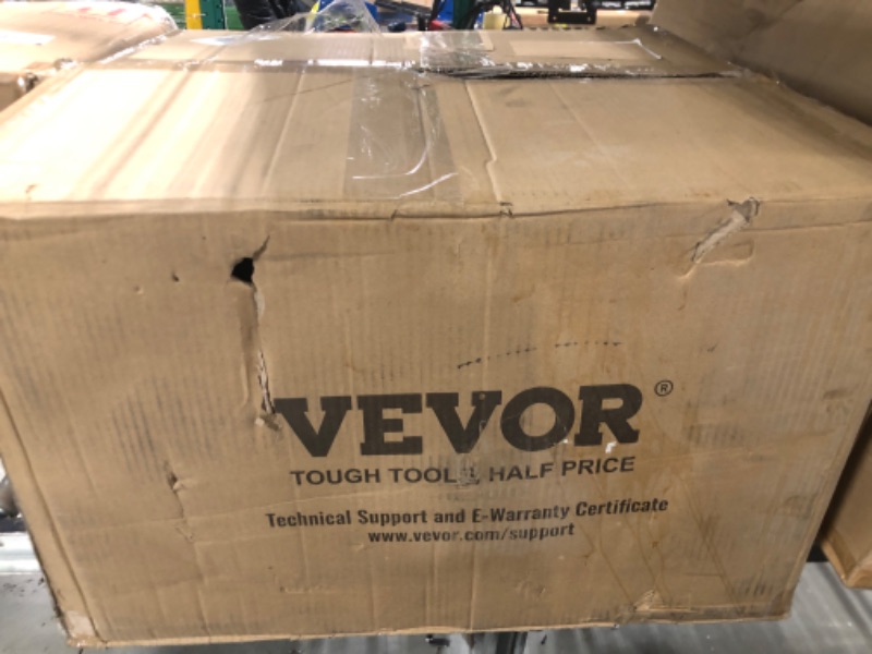 Photo 2 of **PARTS ONLY** FINAL SALE VEVOR Drain Cleaner Machine 100FT x 3/8 Inch, Auto Feed Sewer Snake Drain Auger, Portable Drain Cleaning Machine with 8 Cutters & Air-activated Foot Switch for 2" to 4" Pipes https://a.co/d/eHK5gS1