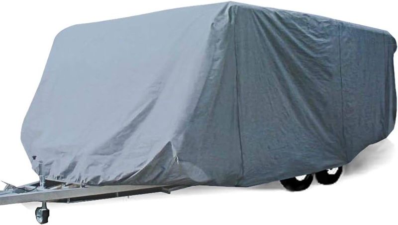 Photo 1 of  Guard Travel Trailer Camper Cover, Breathable RV Trailer Cover Fits 14 ft to 16 ft