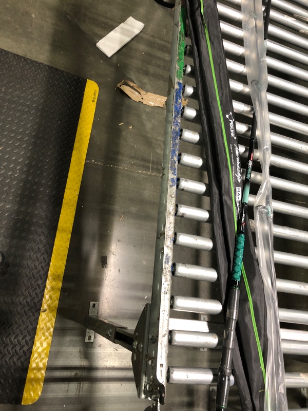 Photo 1 of Fiblink Surf Fishing Rod Portable Travel Surf Spinning Rod 2 Piece Carbon Fiber Saltwater Fishing Rod 12'