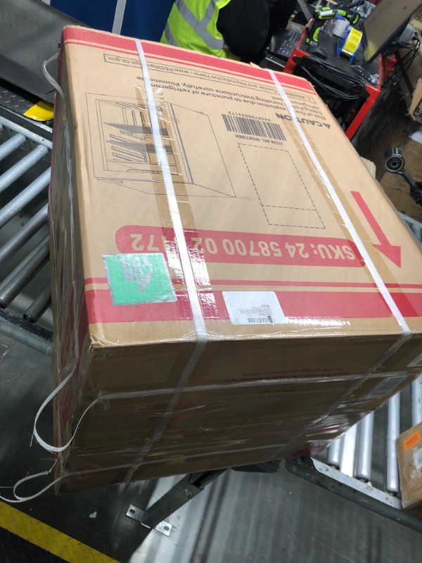 Photo 1 of Antarctic Star 2.6cu.ft Mini Fridge 100 Can Beverage Refrigerator Wine Cooler/Cabinet Small Beer Soda Glass Door Counter Top Bar Fridge Freestanding Black