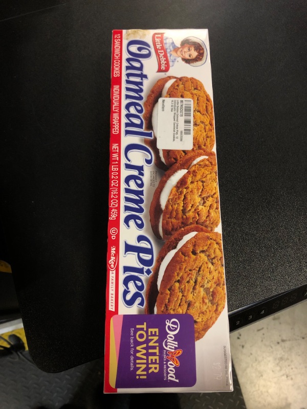 Photo 2 of Little Debbie Oatmeal Crème Pies EXP NOV 17 2024