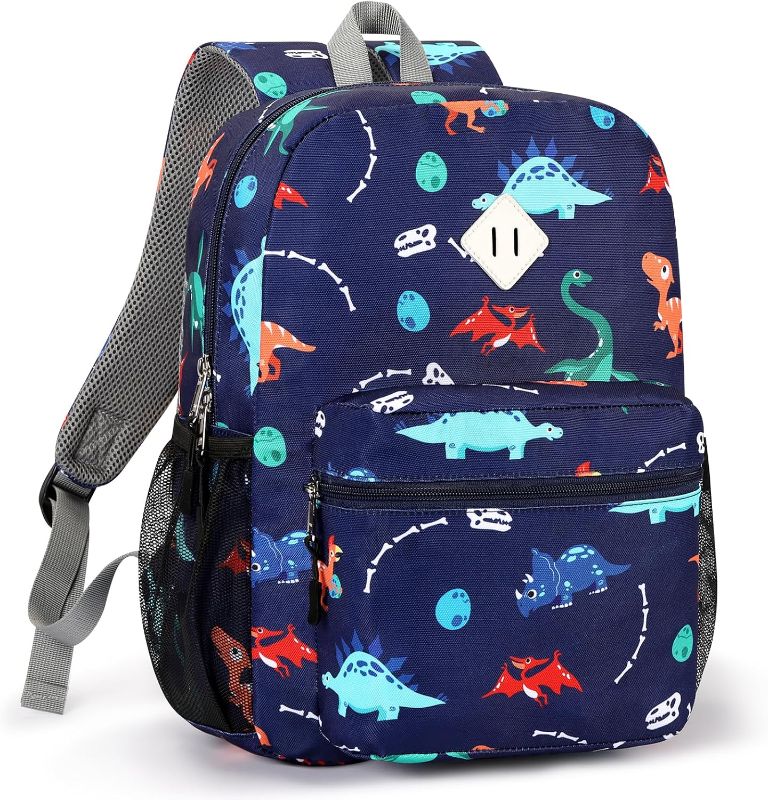 Photo 1 of STEAMEDBUN Kids Backpack for Boys 4-8: Boys Backpacks for Elementary School- Dinosaur Backpack - 15 inch Backpack for Kindergarten
