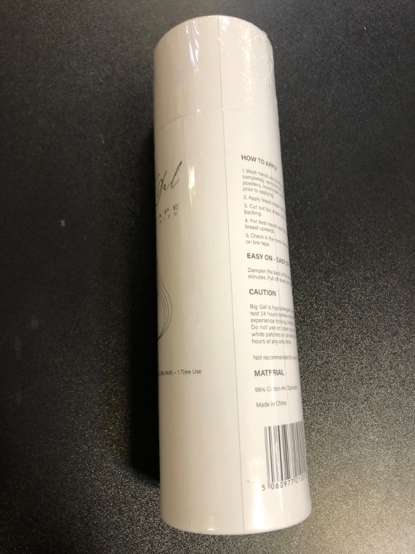 Photo 1 of Breast Tape for Large Breasts – Extra Wide for Large Breast Lift, A to G Cup, 5 Pairs of Adhesive Bras Templates, Hypoallergenic Sticky Bra Boob Tape with 5 Nipple Covers (7.8” x 8’)