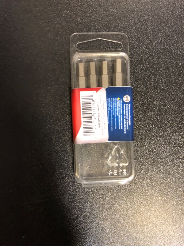 Photo 2 of 5mm x 1" Metric Hex Insert Bit, 5 Pack