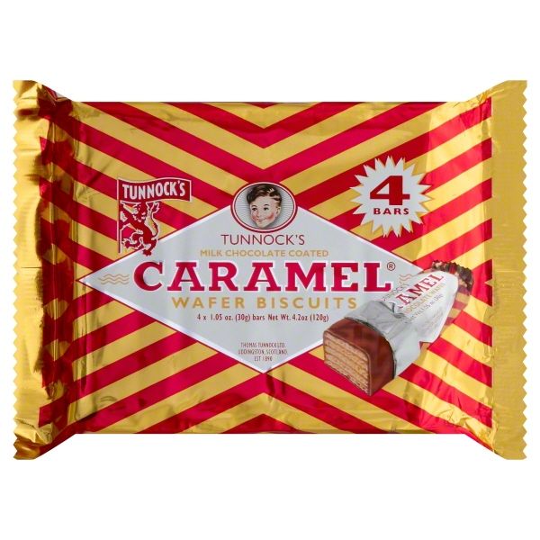 Photo 1 of 3 Tunnock's Tunnocks Real Milk Chocolate Caramel Wafer Biscuits. BB DEC 31 2024
