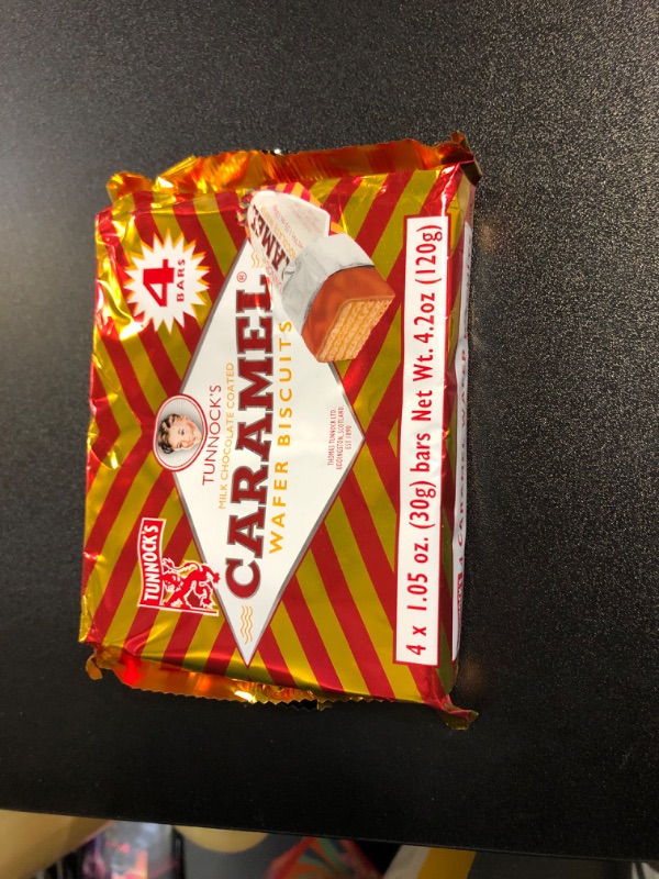 Photo 2 of 3 Tunnock's Tunnocks Real Milk Chocolate Caramel Wafer Biscuits. BB DEC 31 2024
