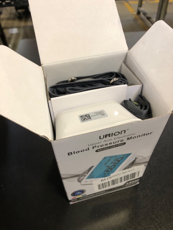 Photo 1 of Blood Pressure Monitor-Automatic Blood Pressure Machine XL Cuff for Big Arms 13-21”-Medium/Large Cuff 9"-17" Extra Large Backlit LCD Two User 1000 Mem (Blue