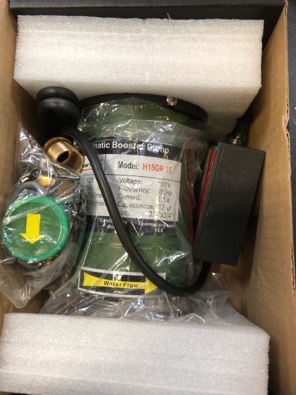 Photo 3 of 120W Water Pressure Booster Pump 115VAC