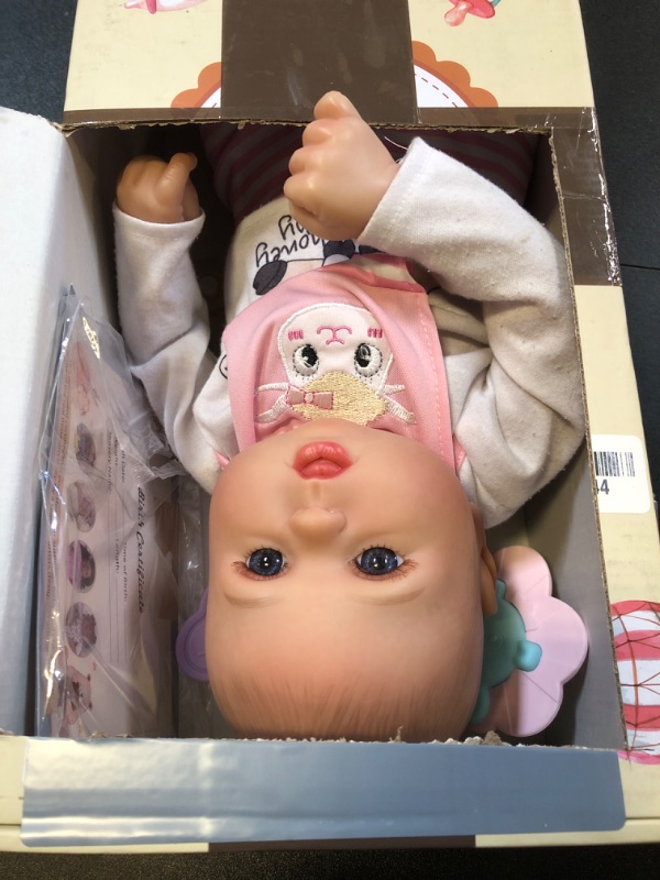 Photo 3 of BABESIDE Reborn Baby Dolls - Bailyn, 20 Inch Handmade Realistic Baby Doll Soft Body Life Like Baby Dolls, Realistic Newborn Baby Dolls for Girls Boys Kids Age 3+