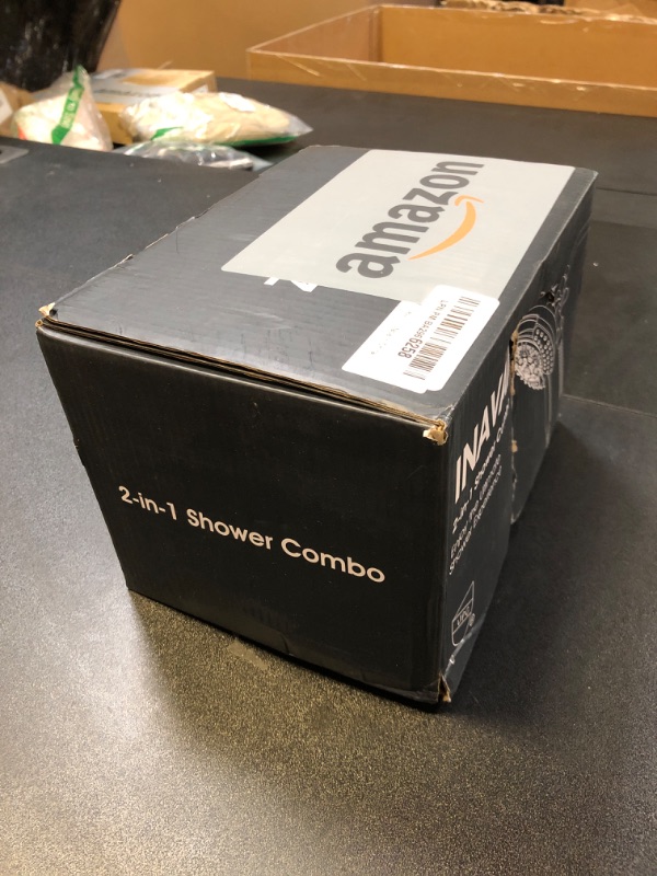 Photo 1 of INAVAMZ Shower Heads with Handheld Spray Combo: 7.2" Rain Shower Head & Handheld Shower Head 2-IN-1 Shower Head with 60" Rotatable Stainless Steel Hose, Shower Trim Systems