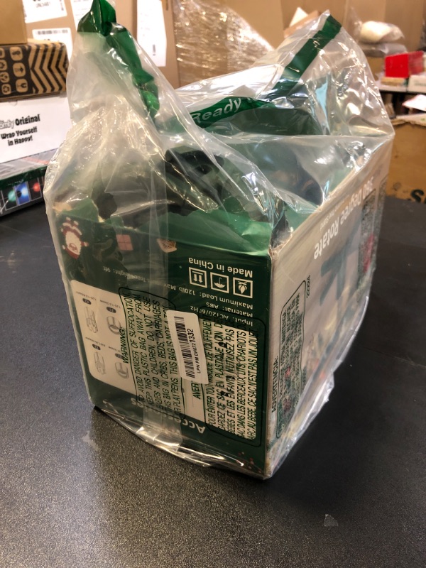 Photo 1 of HOPOCO 2024 Upgrade Rotating Christmas Tree Stand for 6ft 7.5ft 9ft Artificial Tree, 4 Built-in Electric Outlets Xmas Tree Stand with Remote Control, 360 Degree Revolving Tree Base Holder