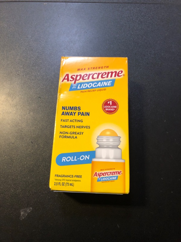 Photo 2 of Aspercreme Max Strength Lidocaine Pain Relief Cream 2.7 oz