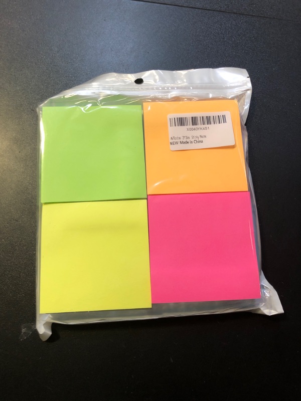 Photo 2 of AiTodos® Sticky Notes 3 * 3in, 800pcs Sticky Note, 8 Books Recycled Sticky Note Pads, Suitable for Teachers, Students, Offices, Colorful Sticky Notes, Strong Adhesive, Super Self-Stick Note Pads