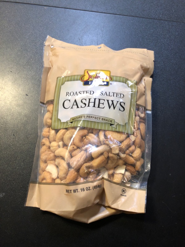 Photo 2 of Cashews Roasted Salted 1 Lb. Bag, Kosher 07/28/2025*---