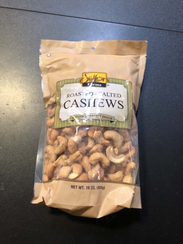 Photo 2 of Cashews Roasted Salted 1 Lb. Bag, Kosher 07/28/2025------