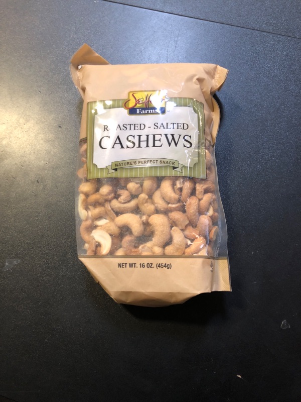 Photo 2 of Cashews Roasted Salted 1 Lb. Bag, Kosher 07/28/2025----