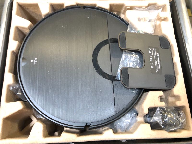 Photo 2 of Robot Vacuum and Mop Combo, 2 in 1 Mopping Robot Vacuum Cleaner with Schedule, Wi-Fi/App/Remote, 2000Pa Max Suction, Self-Charging Robotic Vacuum, Slim, Ideal for Hard Floor, Pet Hair, Low-Pile Carpet