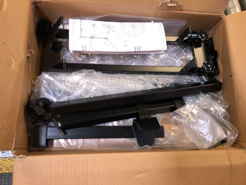 Photo 1 of Foozet Bike Stand,Vertical Bike Rack Garage,Space-Saving Rack with Adjustable for Garage & Apartment, Bike Storage for Indoor Storage (1 pack)