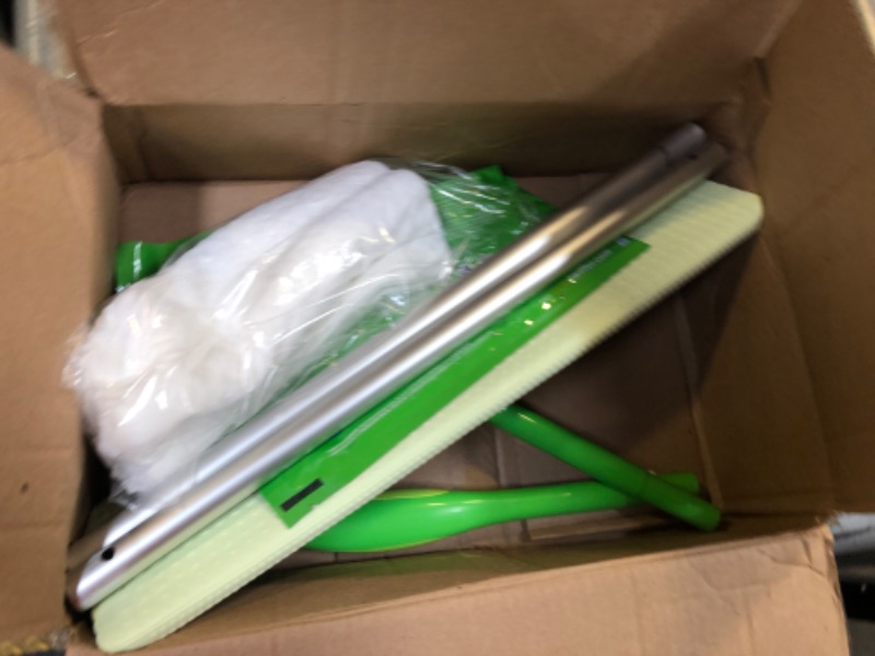 Photo 1 of Swiffer Sweeper XL 2-in-1 Dry + Wet Floor Mopping and Sweeping Kit, Multi-Surface Kit for Floor Cleaning, Kit Includes 1 XL Sweeper, 8 XL Dry Sweeping Cloths, 2 XL Wet Mopping Cloths XL Starter Kit (New!)